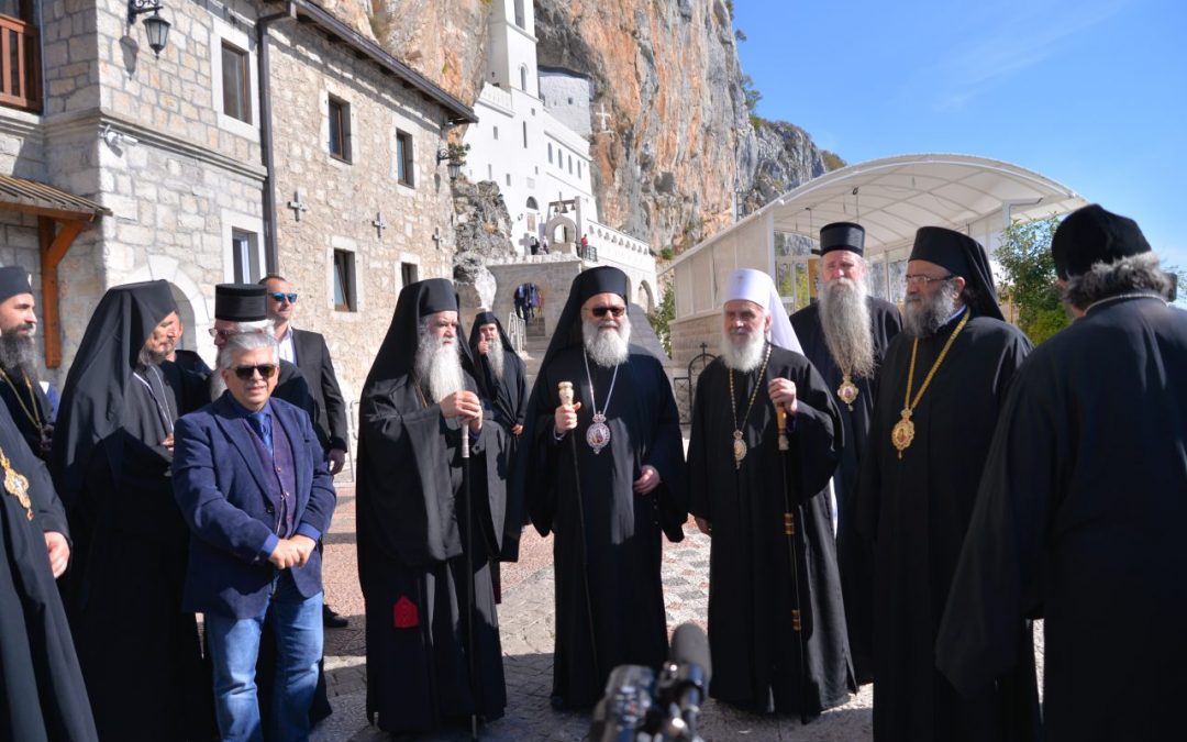 Patrijarsi antiohijski Jovan X i srpski Irinej posjetili manastir Ostrog
