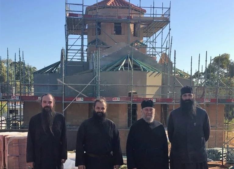 Прва црква Светог Пајсија у Аустралији близу завршетка