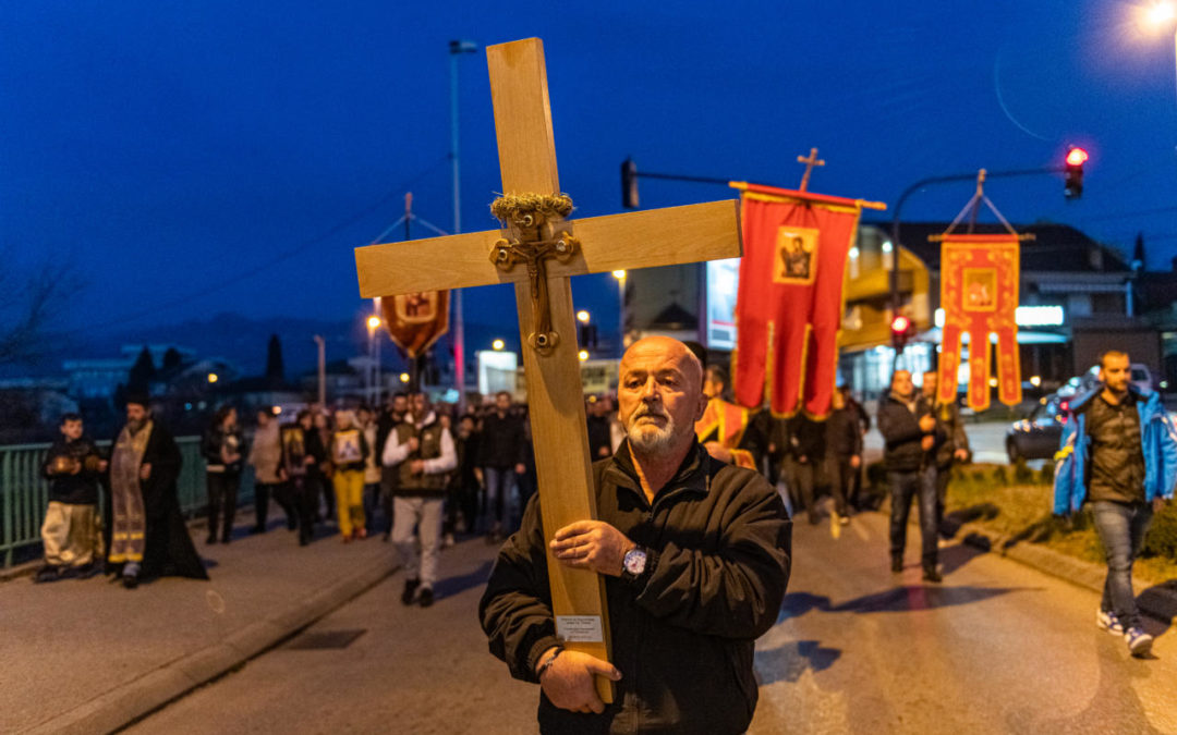 Фото и видео: Литија у Подгорици 23. фебруара