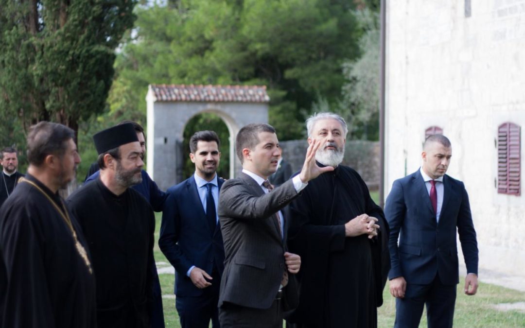 Предсједник Скупштине Црне Горе посјетио Цркву Светог Ђорђа под Горицом
