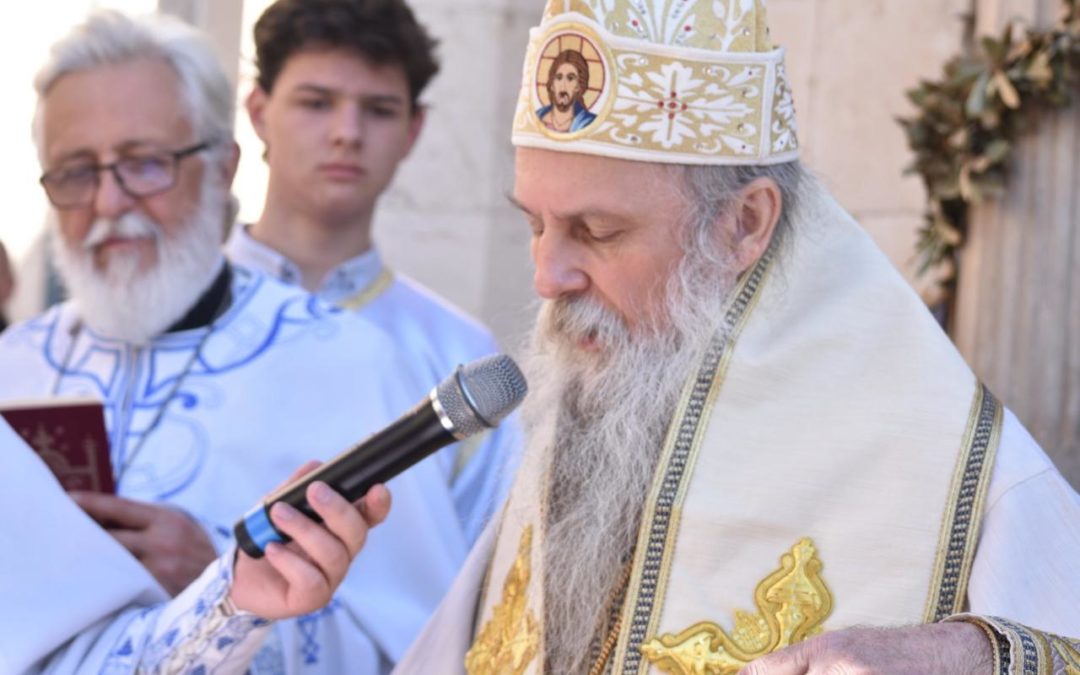Владика славонски Јован  на недељу Православља богослужио у Херцег Новом