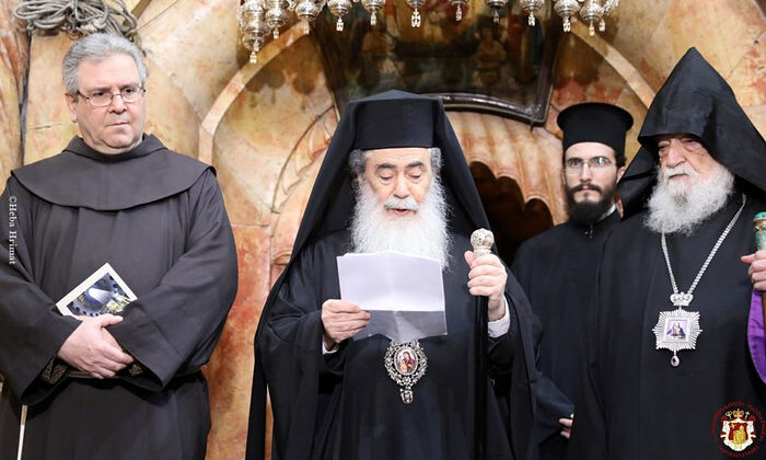 Наставак рестаурације Гроба Господњег