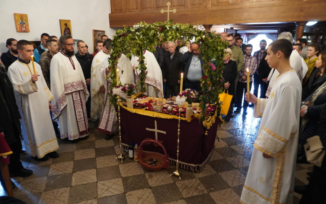 Велика Субота у храму под Горицом