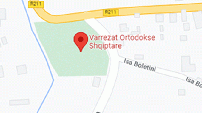 Српско гробље у Витини преименовано у албанско на гугл мапама
