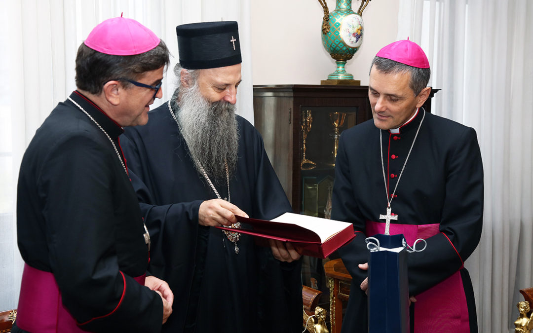 Патријарх Порфирије разговарао са председником Бискупске конференције Словеније
