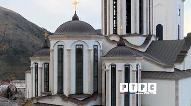 Девастирана Саборна црква у Мостару