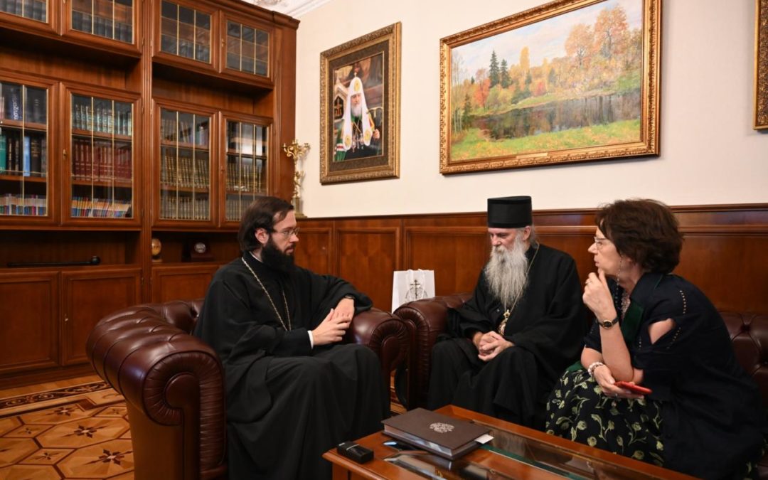 Владика Јован у посјети Московској патријаршији