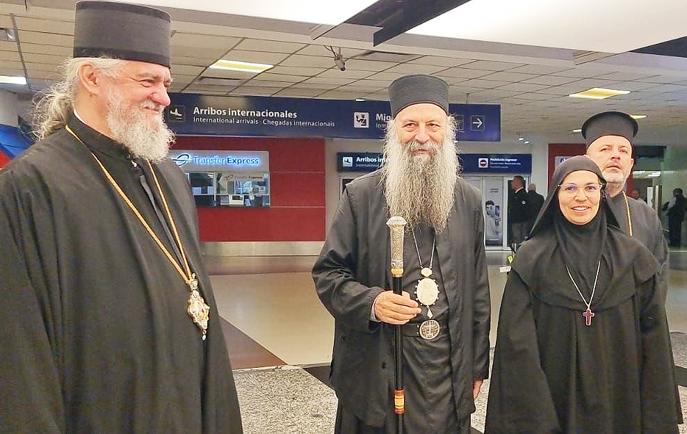 Патријарх српски Порфирије стигао у Аргентину