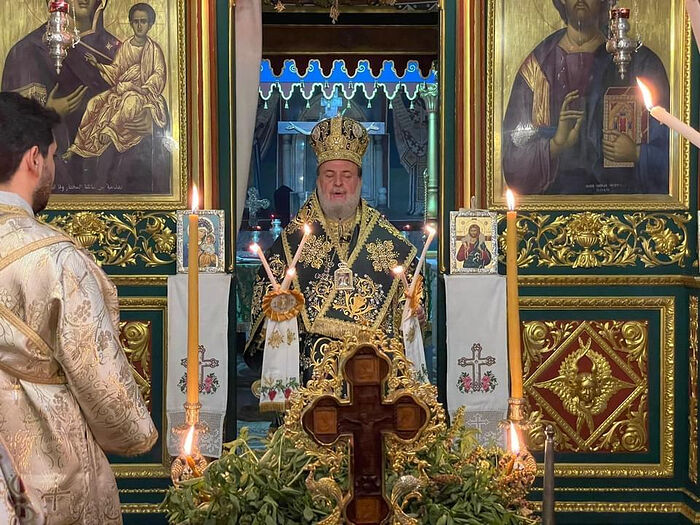 Јорданско ваздухопловне снаге спустиле хуманитарну помоћ на Цркву Св. Порфирија у Гази