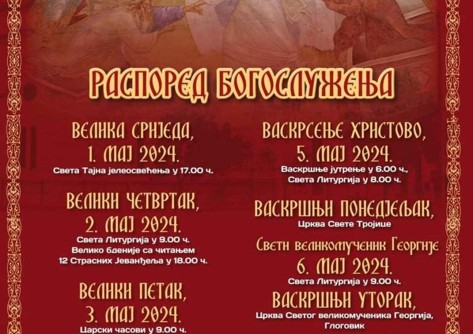 Страсна седмица и Кути у цркви Свете Тројице – Кути