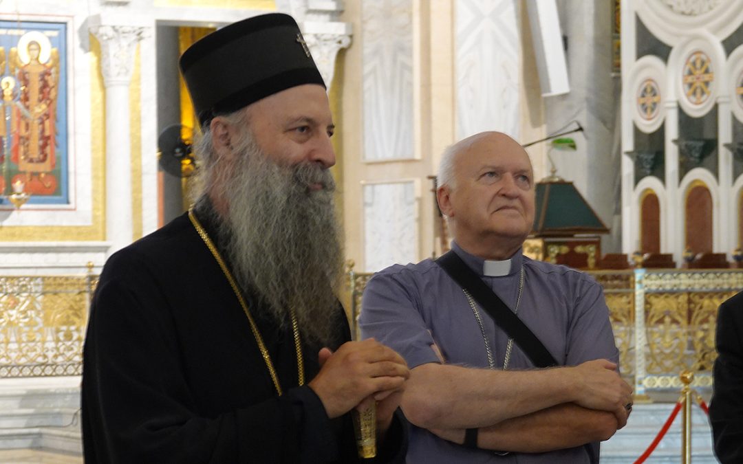 Патријарх Порфирије примио чланове Савета европских бискупских конференција