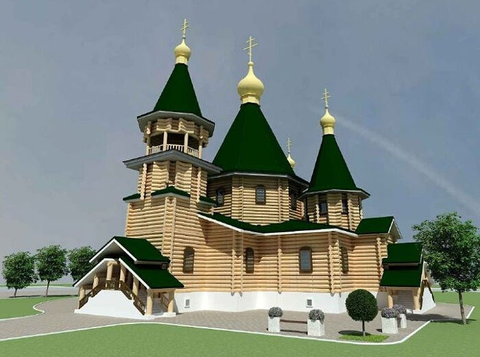 Највећа црква брвнара у централној Русији биће изграђена до септембра у Москви