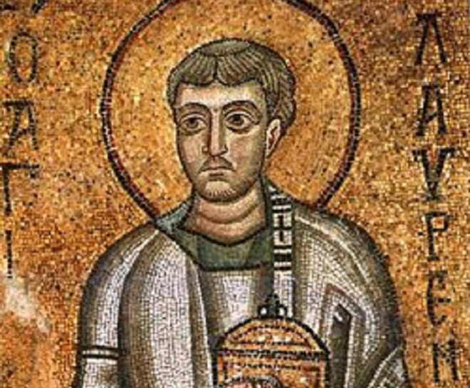 Свети мученик Лаврентије архиђакон, Сикст папа и други с њима