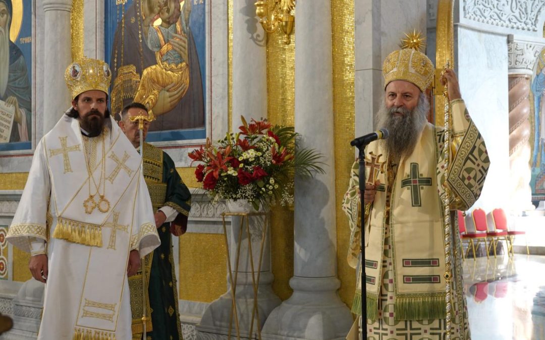 Хиротонија архимандрита Пајсија за Епископа диоклијског, викара Митрополита црногорско-приморског