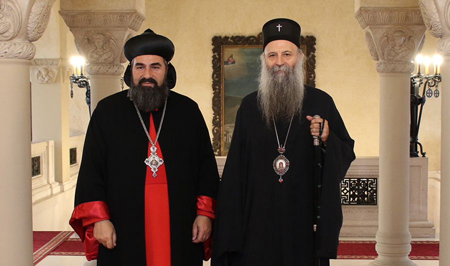 Патријарх Порфирије разговарао са коптским епископом Венијамином