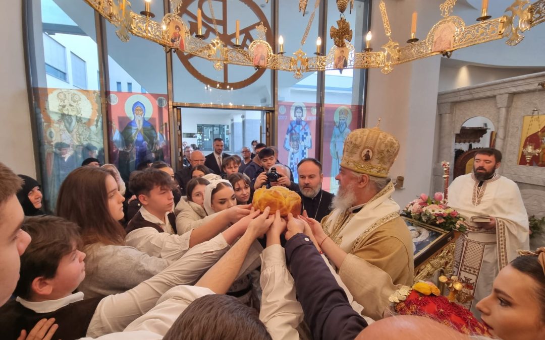 Прослава Савиндана у Српској православној општој гимназији у Загребу
