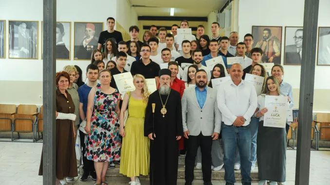 Донација Епархије милешевске Средњој стручној школи у Пљевљима