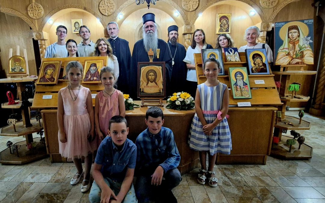 Протојереј Душан Биговић на отворању изложбе икона на Цетињу: Господ Исус Христос је први Иконописац и Рестауратор