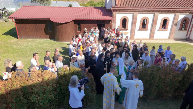 Патријарх на слави у манастиру Сланци