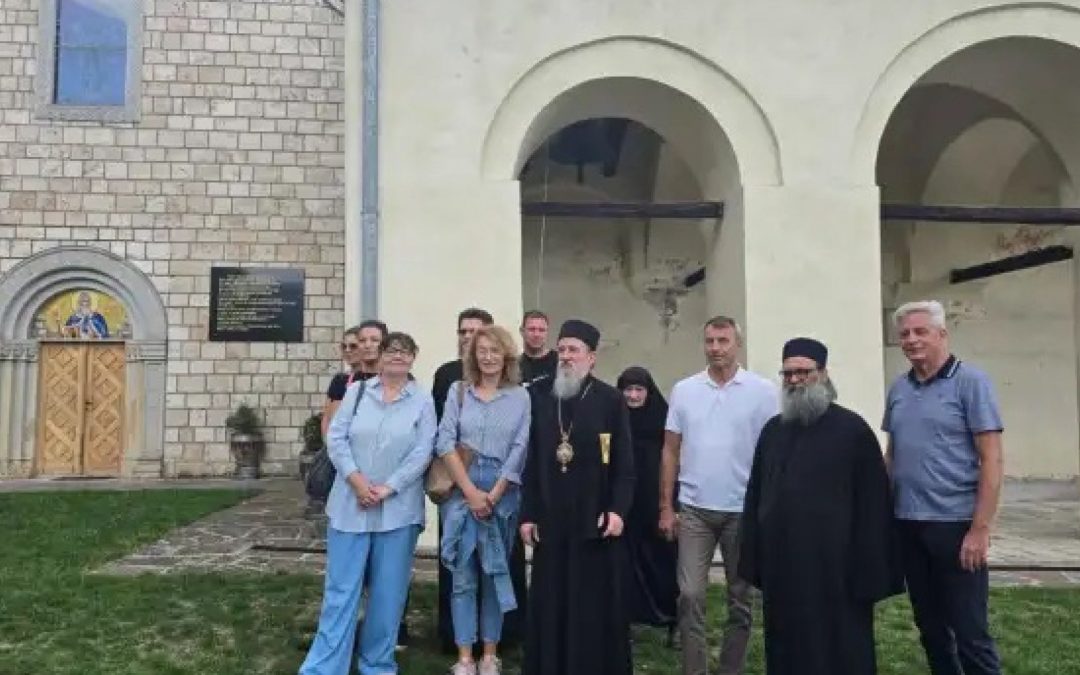 Стручни тим Републичког завода за заштиту споменика културе у посети Eпархији милешевској