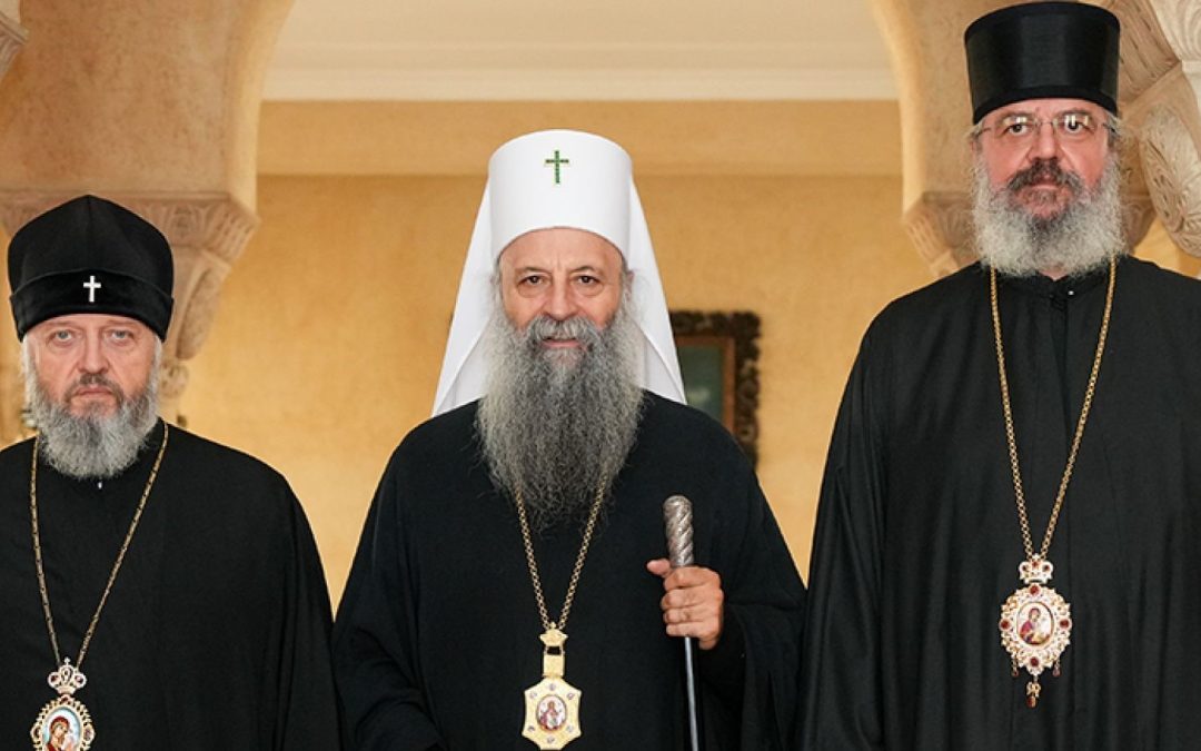 Патријарх Порфирије разговарао са Митрополитом кемеровским и прокопјевским Аристархом