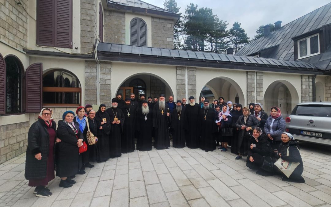Митрополит Јоаникије у Цетињском манастиру примио архијереје и поклонике из Грузије