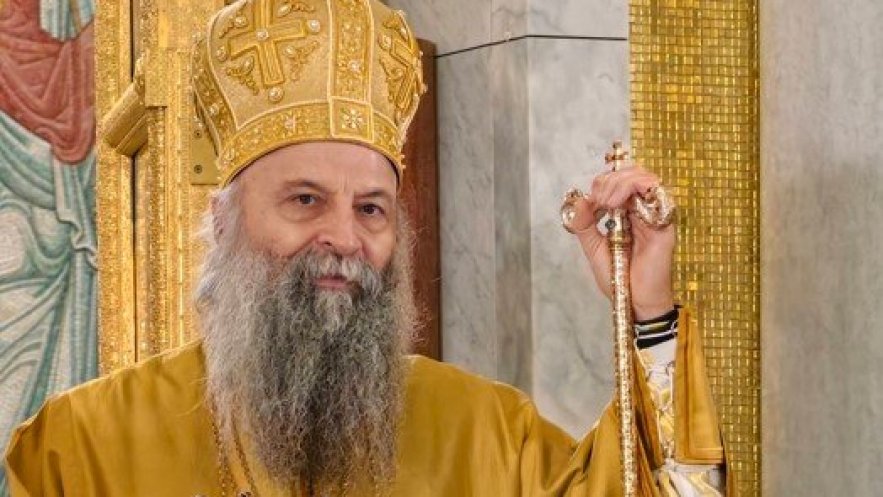 Патријарх Порфирије на Материце служио Литургију у Храму Светог Саве