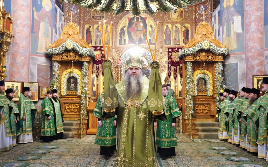 Спомен преподобног Серафима Саровског у манастиру Дивејево поред његових моштију