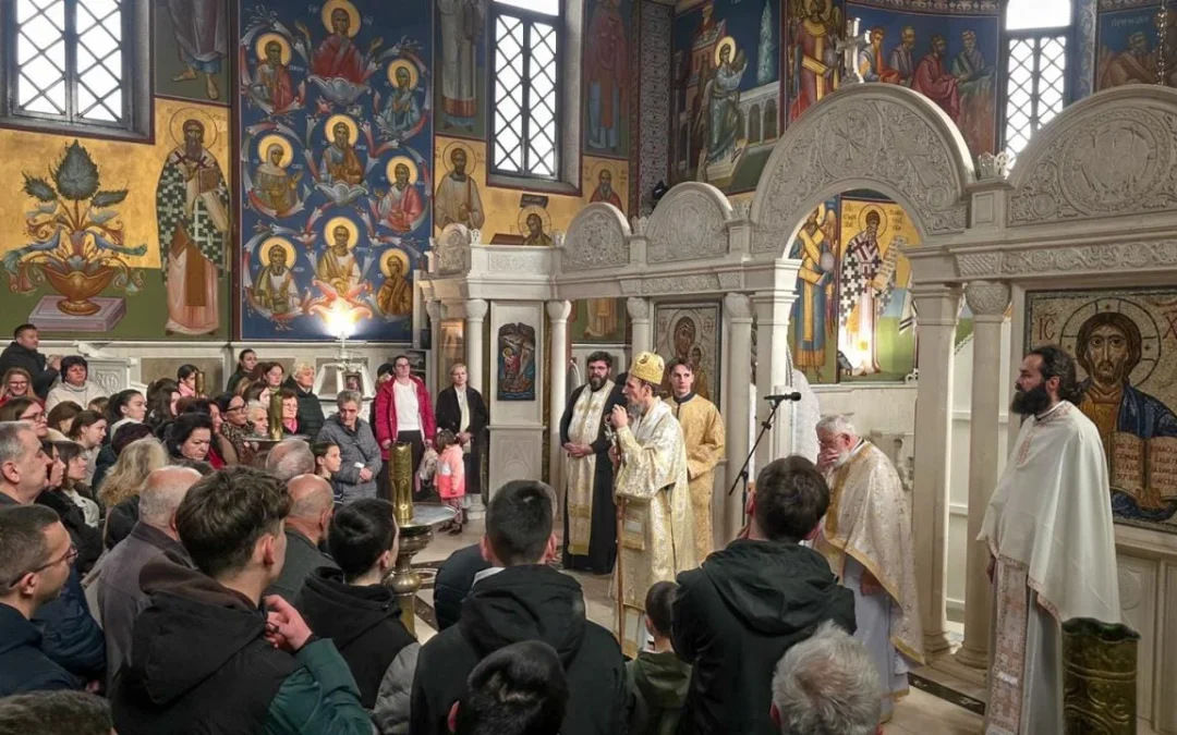 Недјеља о митару и фарисеју у требињском Саборном храму