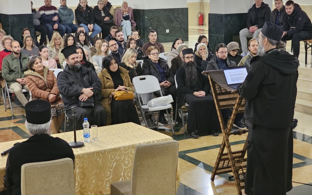 Предавање архимандрита Андреја у Бару о истинитом свједочанству Свете Марије Египћанке