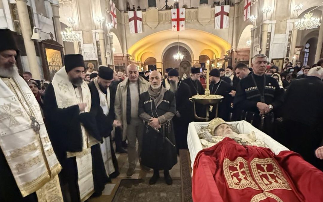Посланство Српске Православне Цркве на сахрани Патријарха Тбилисија и све Грузије Илије