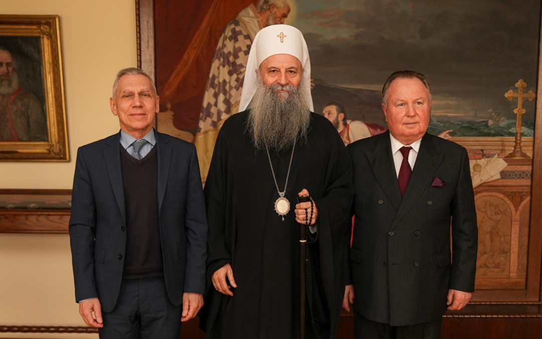 Патријарх Порфирије разговарао са председником Међународног фонда духовног јединства народа