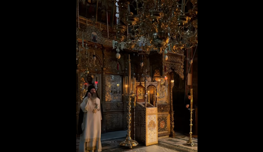 Епископ Иларион богослужио у Хиландару