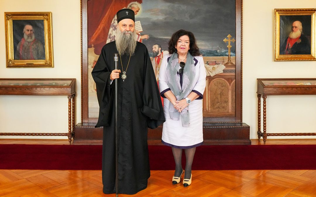 Патријарх Порфирије разговарао са специјалним изаслаником Уједињеног Краљевства за Западни Балкан