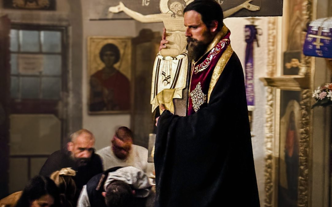 Јутрење Великог петка са читањем 12 Страсних јеванђеља у Цетињском манастиру