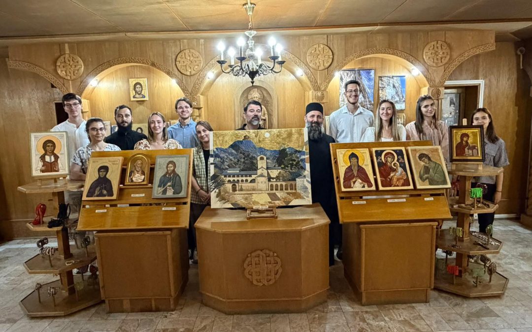 Oтворена изложба радова треће иконописачке колоније на Цетињу