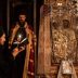 Владика Пајсије богослужио пред иконом Тројеручице у Хиландару