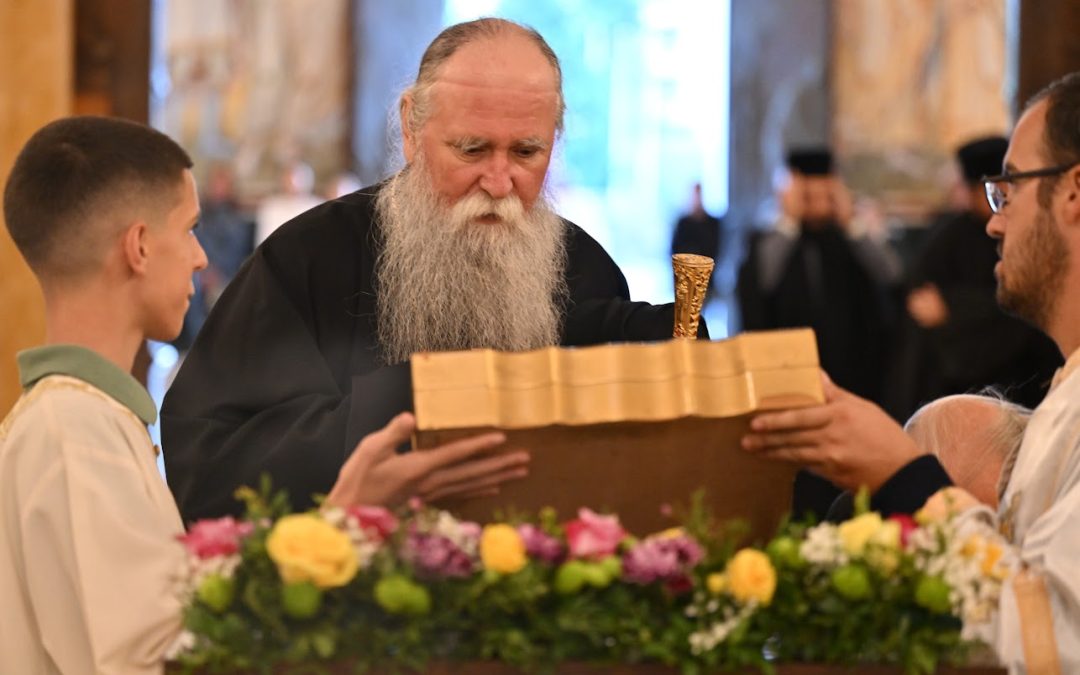 Вечерње богослужење у Саборном храму у Бару, поводом десете годишњице од освећења